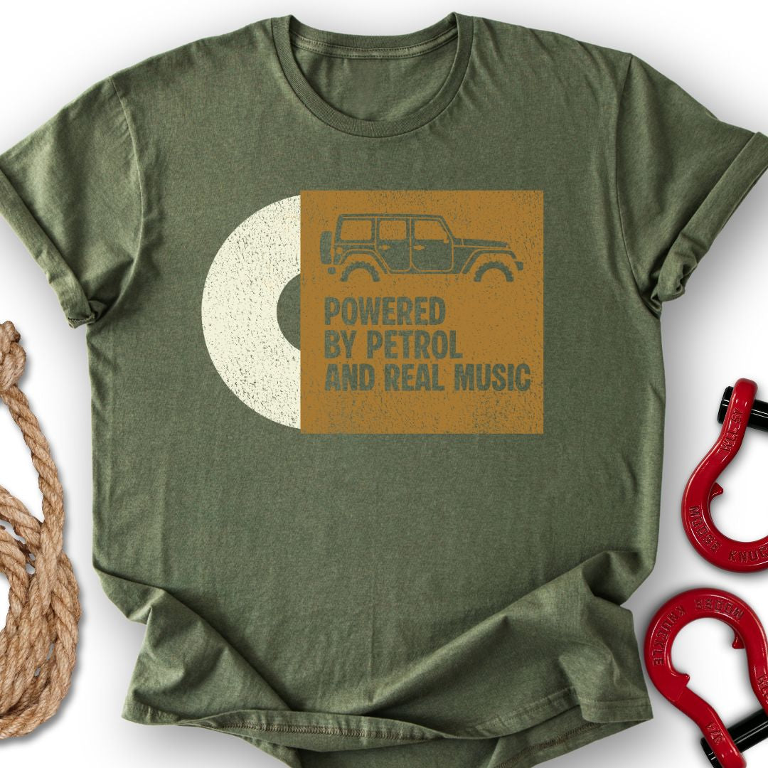 Petrol Vinyl T-Shirt