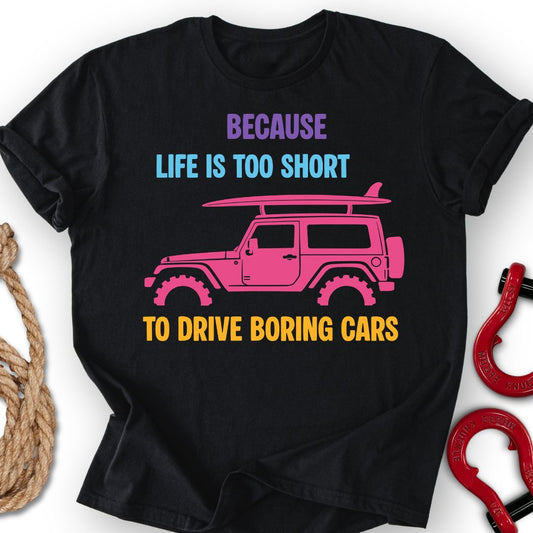 No Boring Cars T-Shirt