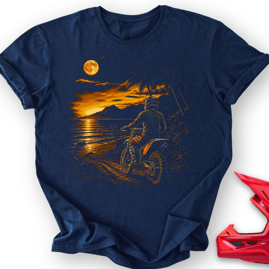 Sunset On Bike T-Shirt
